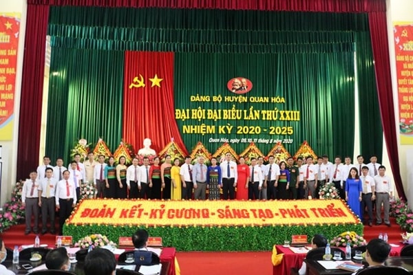Đại hội đại biểu Đảng bộ huyện Quan Hóa. Nguồn: thanhhoa.gov.vn