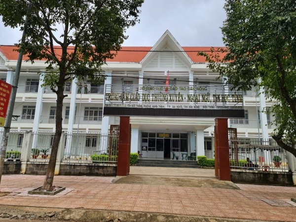 Trung tâm Giáo dục thường xuyên- Ngoại ngữ- Tin học tỉnh Đắk Nông, nơi xảy ra sự việc