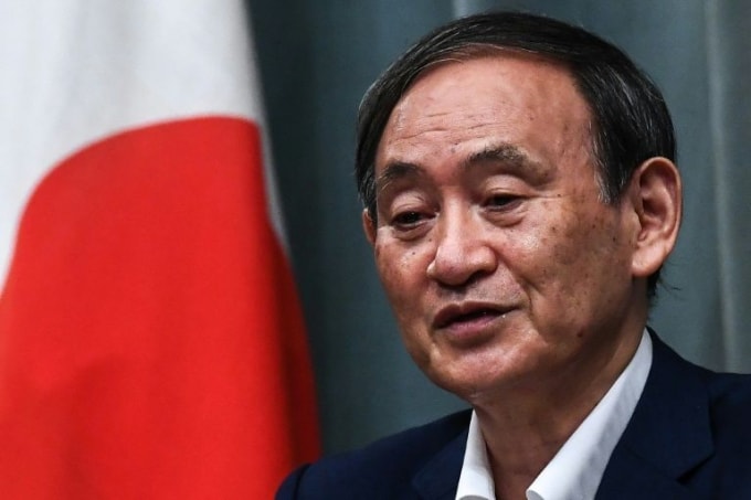 Chánh Văn phòng Nội các Yoshihide Suga, người đang nhận được sự ủng hộ lớn thay thế ông Shinzo Abe ngồi vào ghế Thủ tướng Nhật Bản - Ảnh: Natsuko Fukue