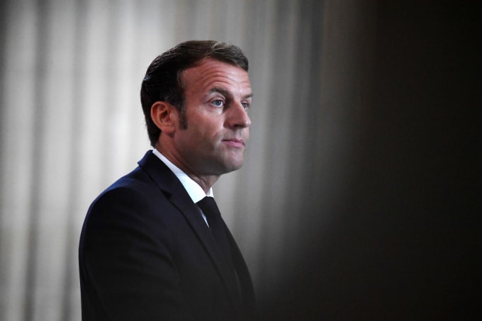 Tổng thống Pháp Emmanuel Macron. Ảnh: Reuters