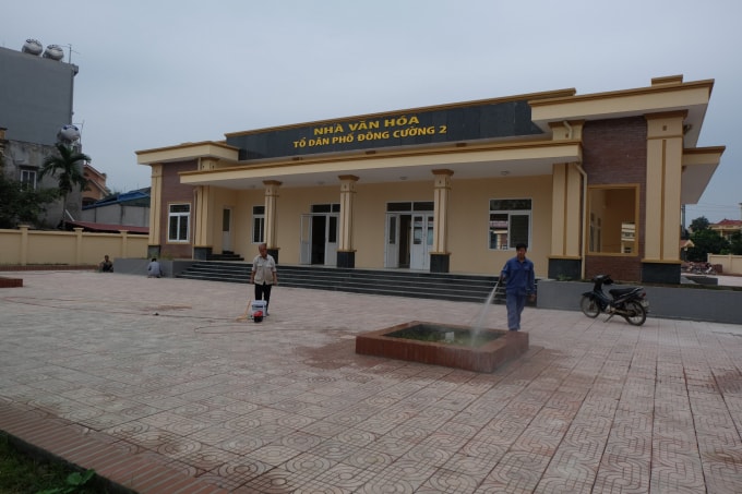 Nhà văn hóa Tổ dân phố Đông Cường 2 (phường Đồng Tâm, thành phố Vĩnh Yên) được xây dựng khang trang, đáp ứng nhu cầu hưởng thụ văn hóa cho nhân dân.