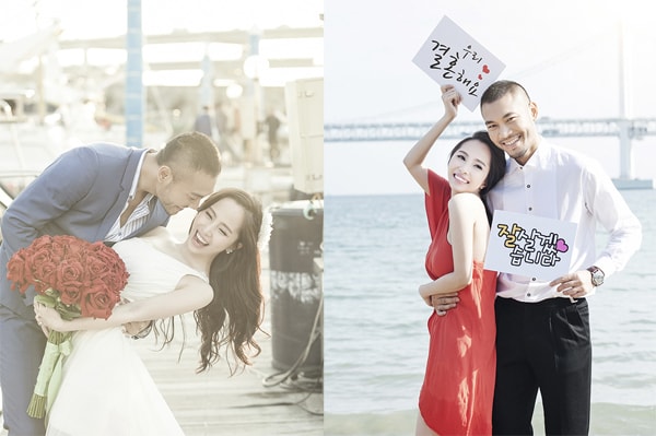 Quỳnh Nga và Doãn Tuấn thủa mặn nồng.