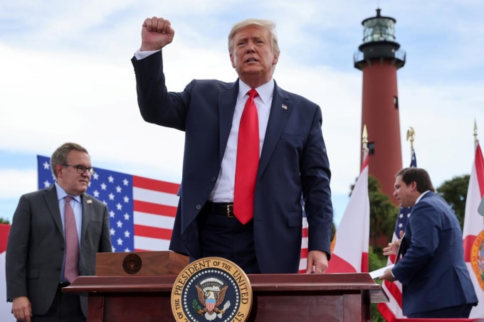 Tổng thống Mỹ Donald Trump. Ảnh: Reuters