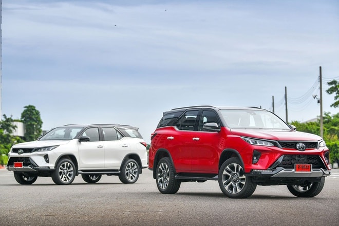 Toyota Fortuner 2021 trước đó đã ra mắt tại thị trường Thái Lan. Ảnh: Motortrivia