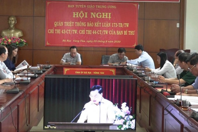 Các đại biểu tham dự hội nghị tại tỉnh Bà Rịa - Vũng Tàu. Ảnh: TL.