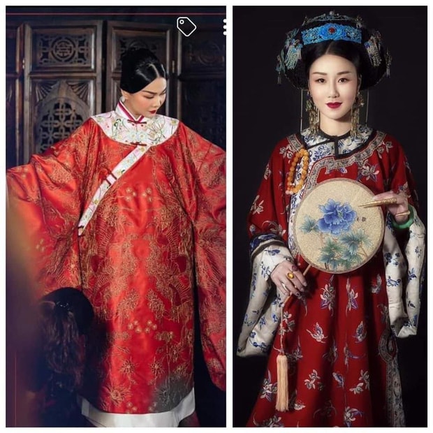 Một trang phục của Thanh Hằng ở hậu trường Quỳnh Hoa Nhất Dạ gây tranh cãi vì mang hơi hướng Mãn Thanh