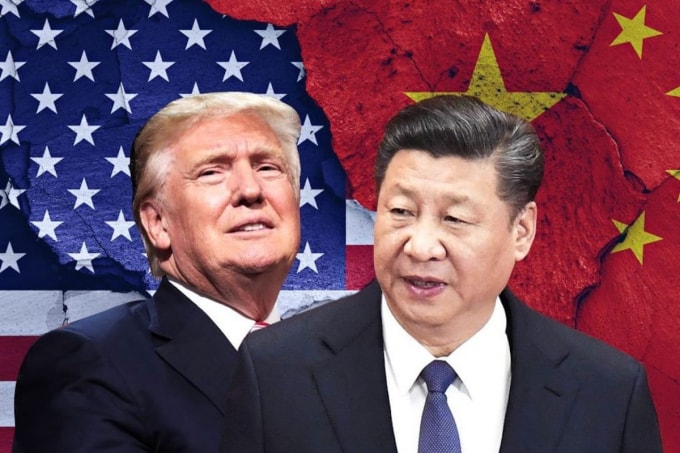 Donald Trump đang biến sự cạnh tranh với Trung Quốc trở thành nền tảng quan trọng trong chiến dịch tái tranh cử của mình khi quan hệ giữa hai nước tiếp tục xấu đi - Ảnh: AFP