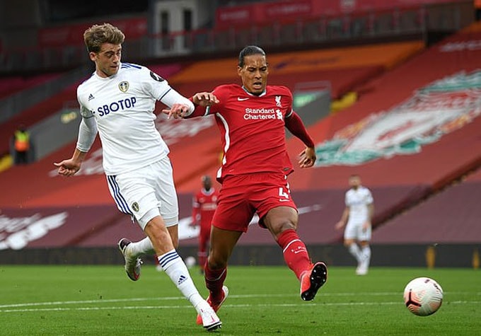 Leeds United đã chơi hay trước Liverpool. Ảnh: internet.