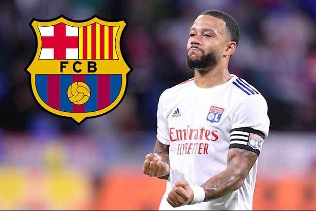 Tiền đạo Depay được Barca quan tâm nhất. Ảnh: internet.