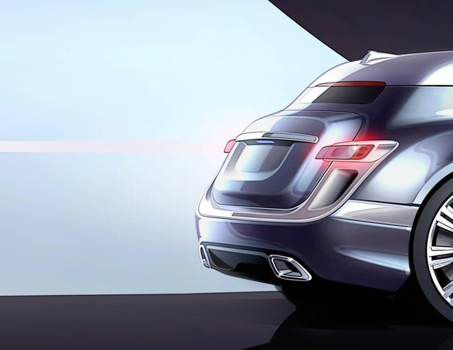Bản phác thảo mẫu xe hiện đại Duesenberg GT của Alexander Opanasenko. Ảnh: TL