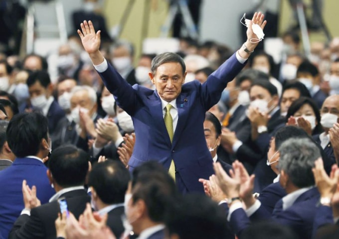 Tân Thủ tướng Nhật Bản Yoshihide Suga. Ảnh: Reuters