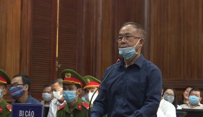 Bị cáo Nguyễn Thành Tài - Cựu Phó Chủ tịch UBND TP HCM tại phiên tòa.