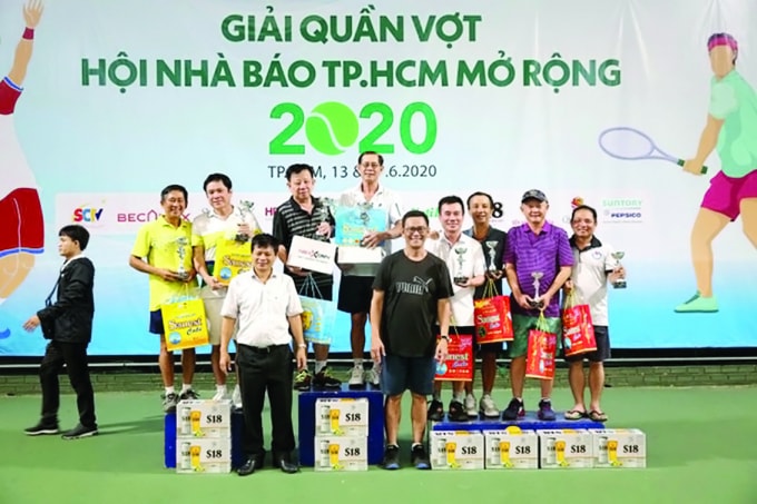 Giải quần vợt Hội Nhà báo TP.HCM mở rộng 2020.