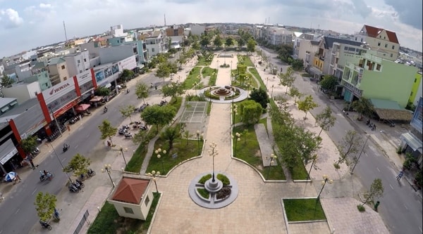 Một góc thị xã Hồng Ngự