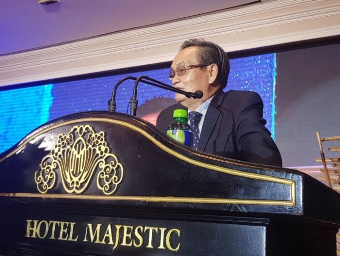 Chuyên gia kinh tế TS.Trần Du Lịch - Thành viên Tổ tư vấn kinh tế của Thủ tướng phát biểu tại buổi giao lưu