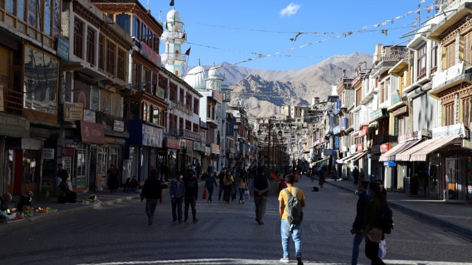 Mối đe dọa chiến tranh bao trùm khu vực biên giới ở Ladakh của Ấn Độ - Ảnh: Bhat Burhan
