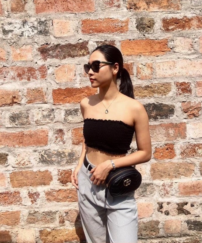 Ngoài đời, Phương Linh sở hữu thân hình nóng bỏng và quyến rũ.