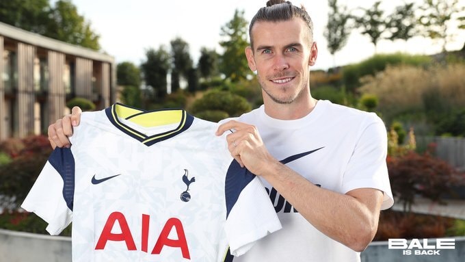 Chàng cầu thủ 23 tuổi Gareth Bale muốn có danh hiệu khi đến CLB Tottenham. Ảnh: internet.