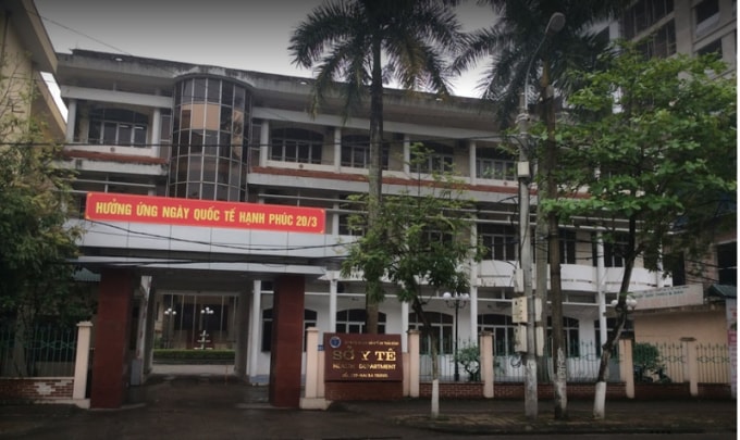 Sở Y tế Thái Bình. Ảnh: TL