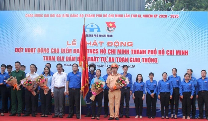 Các hoạt động cao điểm “Vì an toàn giao thông” nhằm phát huy trách nhiệm, tinh thần xung kích của tuổi trẻ Thành phố.