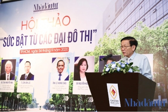 TS. Nguyễn Anh Tuấn, Tổng biên tập Tạp chí Nhà đầu tư/Nhadautu.vn phát biểu khai mạc hội thảo. Ảnh: Thế Toàn