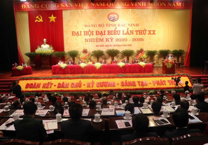Toàn cảnh Đại hội Đảng bộ tỉnh Bắc Ninh