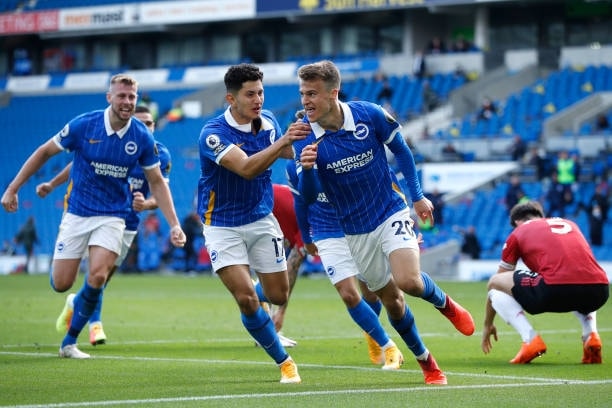 Solly March giúp Brighton gỡ hòa phút 90+5. Ảnh: internet.