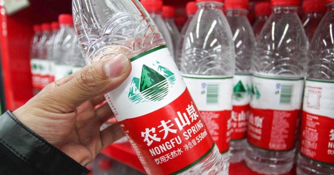 Nongfu Spring phát triển thần kỳ nhờ nỗi lo về nước bị ô nhiễm ở Trung Quốc. Ảnh: SCMP
