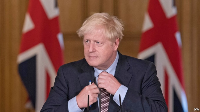 Thủ tướng Anh Boris Johnson sẵn sàng cho việc phá vỡ hiệp ước như một chiến thuật đàm phán. Ảnh: PA