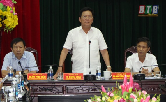 Ông Ngọc Giáo, Giám đốc Sở Tài chính. Ảnh: Báo Thái Bình