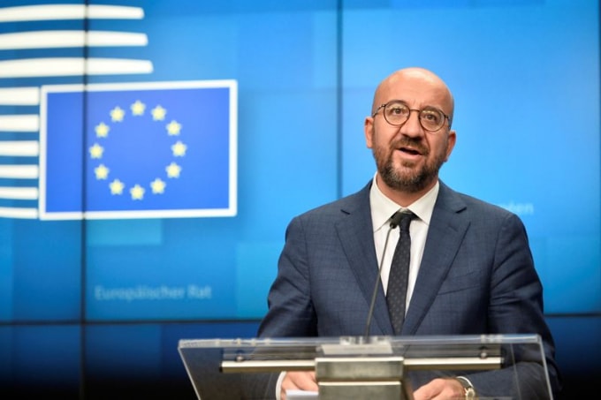 Chủ tịch EC Charles Michel. Ảnh: Reuters