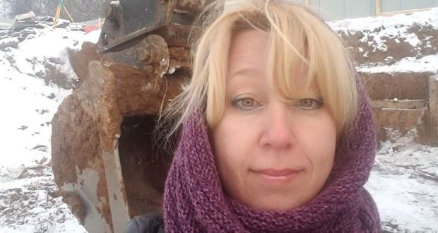 Irina Slavina, biên tập viên của một trang tin tức Nga. Ảnh: Facebook