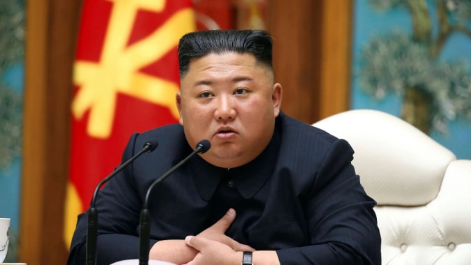 Nhà lãnh đạo Triều Tiên Kim Jong Un. Ảnh: KCNA / AP