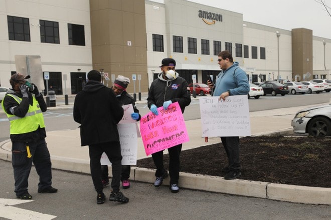 Hơn 20.000 nhân viên Amazon nhiễm COVID-19. Ảnh: internet.