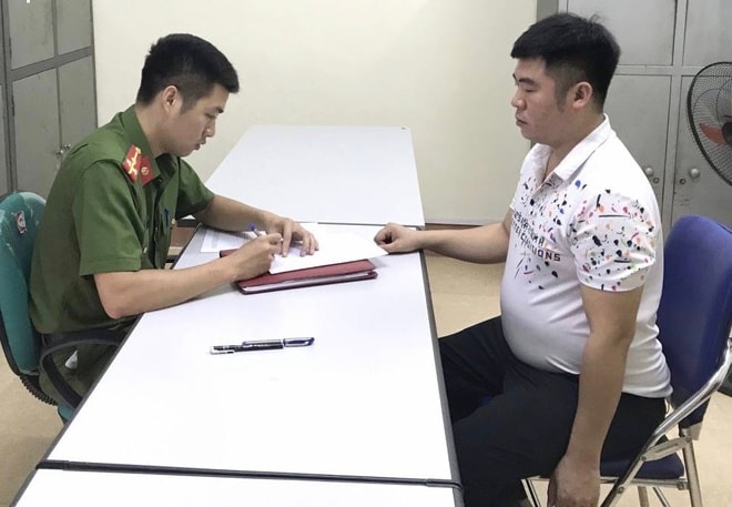 Anh Bùi Văn Hùng đã đến trình diện cơ quan công an. (Ảnh VOV)