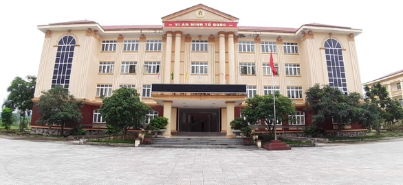 Hình ảnh trụ sở Công an huyện Tân Uyên - Lai Châu. Ảnh: baotuoitre.