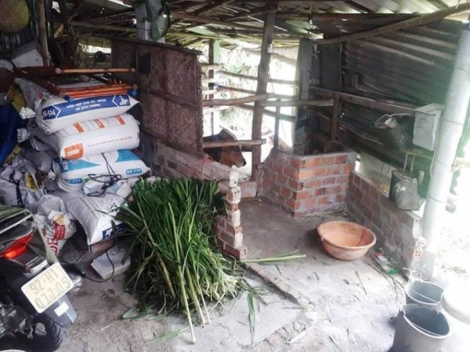 Gia đình H có hoàn cảnh khá khó khăn.