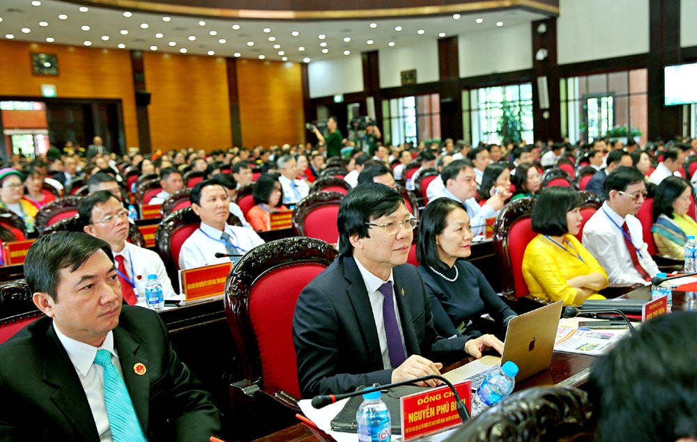 Nhà báo Hồ Quang Lợi – Phó Chủ tịch Thường trực Hội Nhà báo Việt Nam tham dự buổi lễ. Ảnh: Sơn Hải