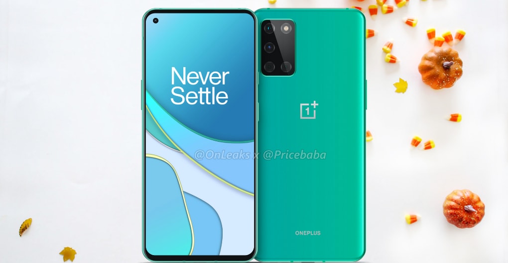 OnePlus 8T sẽ có mặt lưng kính. Ảnh: Pricebaba