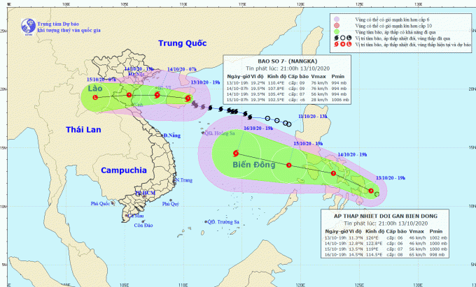 (Ảnh TTKTTV Quốc gia)