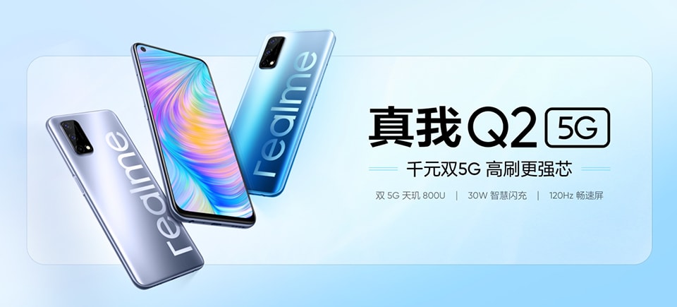 Điện thoại Realme Q2. Ảnh: 91mobiles