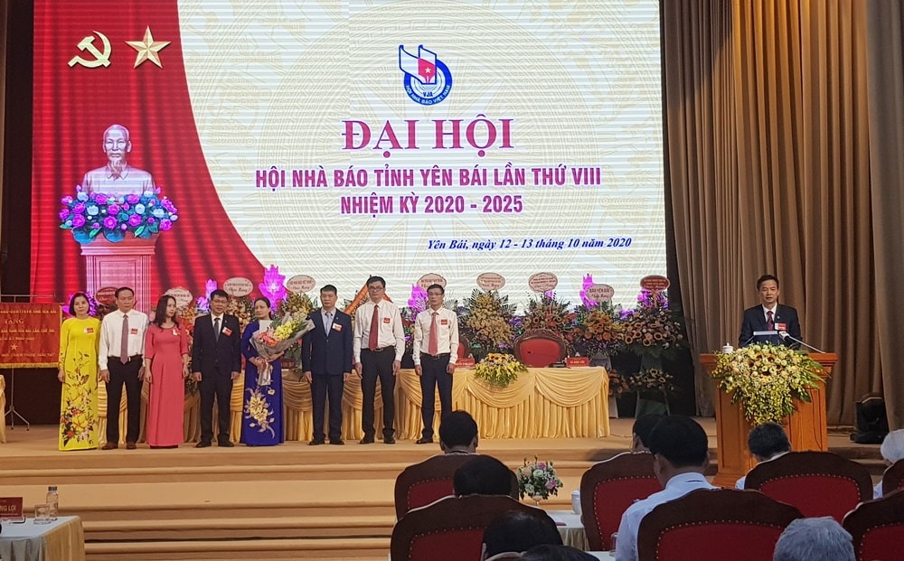 Ban Chấp hành Hội Nhà báo tỉnh Yên Bái nhiệm kỳ 2020 - 2025.