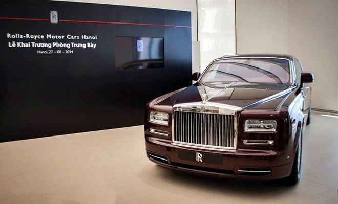 Lễ khai trương Phòng Trưng bày của Đại lý Rolls-Royce Motor Cars Hanoi. Ảnh: TL
