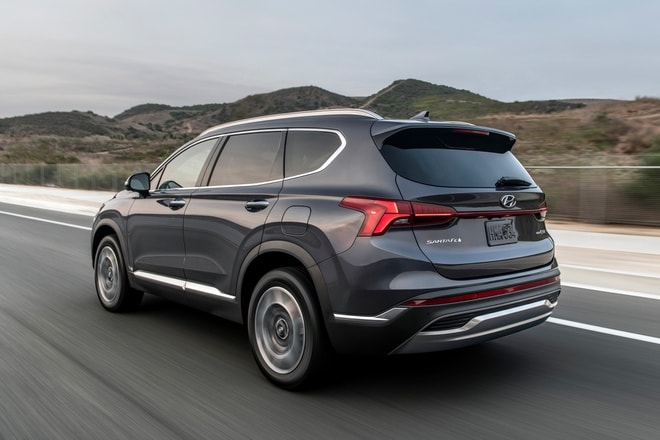 Hyundai Santa Fe 2021. Ảnh: Carscoops