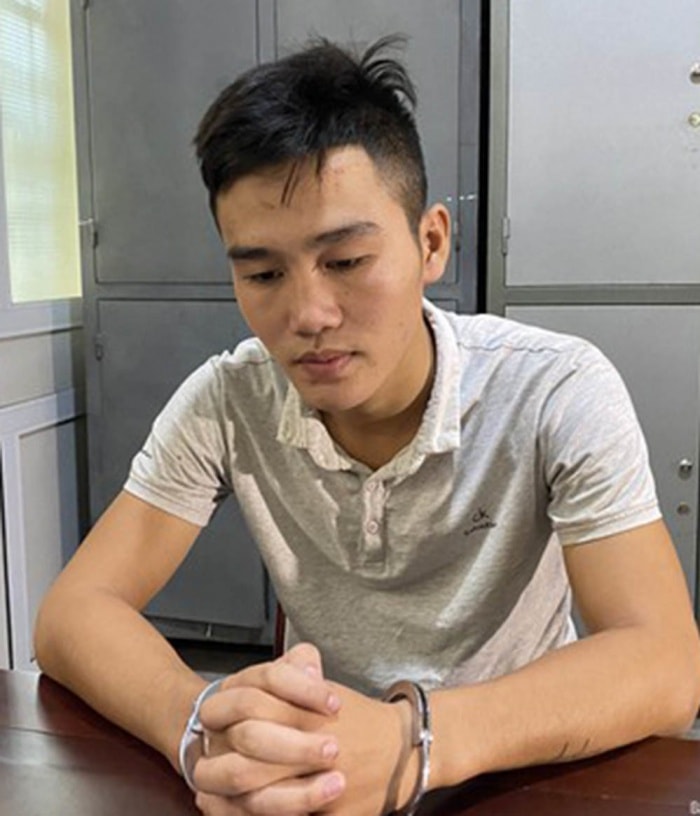 Trần Công Anh bị bắt giữ tại cơ quan điều tra. Ảnh: ANTV.