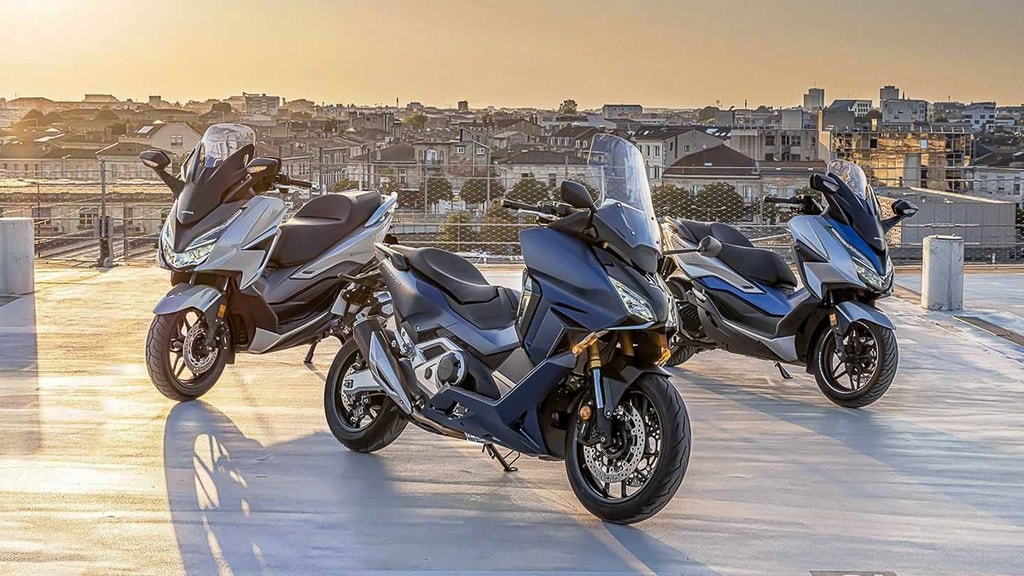 Honda cũng giới thiệu thêm 2 phiên bản nâng cấp của Forza 350 và Forza 125. Ảnh: Bikes Republic