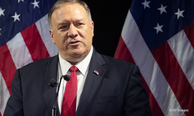 Ngoại trưởng Mike Pompeo lên tiếng chí trích Thổ Nhĩ Kỳ tham gia vào cuộc xung đột giữa Armenia và Azerbaijan - Ảnh: Reuters