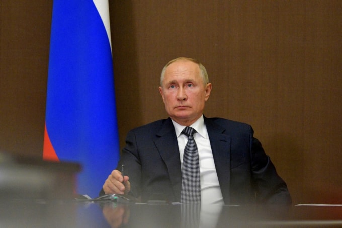 Tổng thống Nga Putin. Ảnh: Reuters