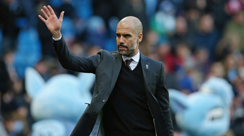 HLV Pep Guardiola có những phát biểu nói về sức mạnh của Arsenal. Ảnh: TL