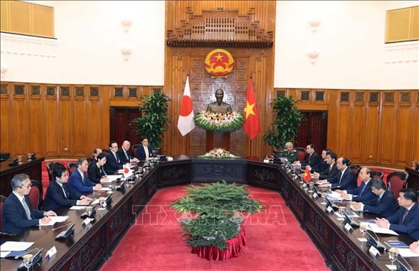 Quang cảnh Hội đàm. Ảnh: TTXVN